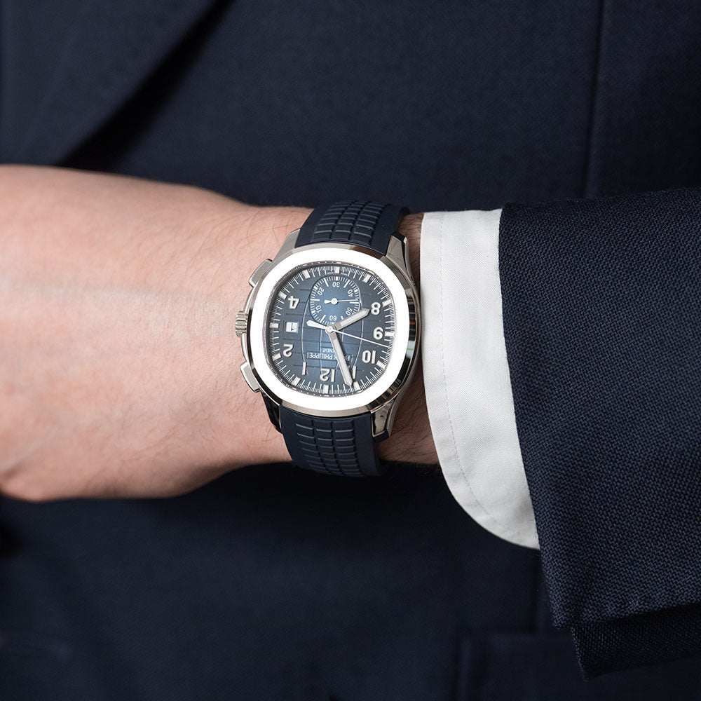 RELÓGIO PATEK PHILIPPE GENEVE AQUANAUT 42.MM - ACOMPANHA CAIXA + CERTIFICADO. (LINHA PREMIUM)